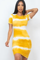 Striped Tie Dye Dress