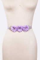 Chiffon Floral belt