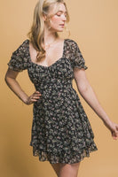 Floral Print Romper