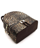 Leopard Zipper Backpack
