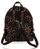 Leopard Zipper Backpack