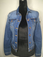 Distressed Blue Denim Jacket - Lady Lavender Boutique LLC